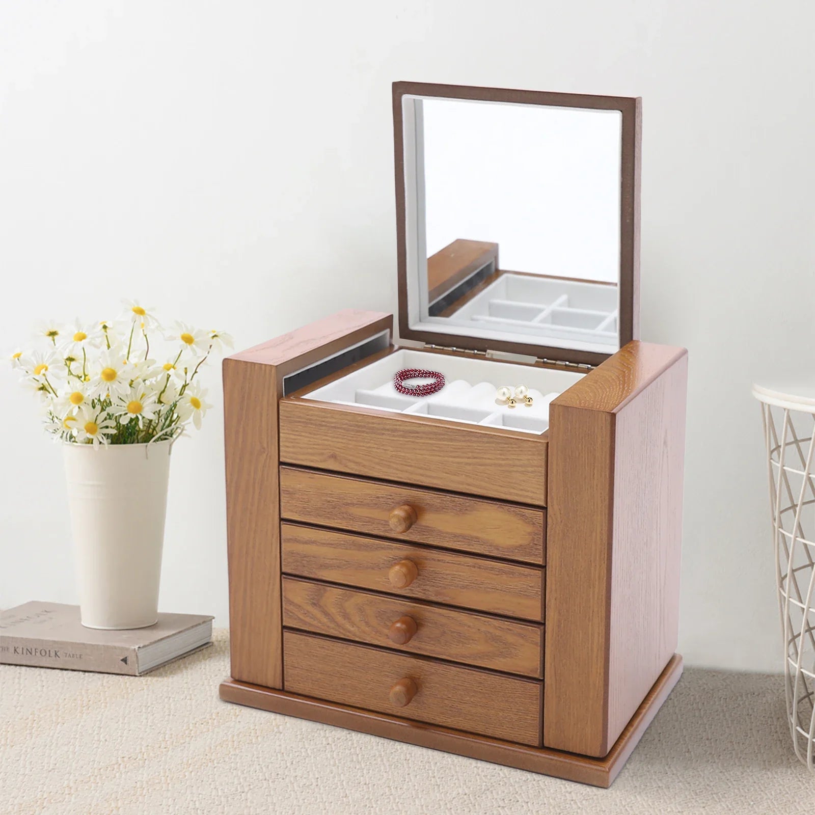 Boîte à Bijoux avec Miroir