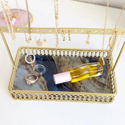 Présentoir bijoux chat dessous