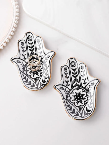 Vacía Bolsillos Mano de Fátima de Cerámica