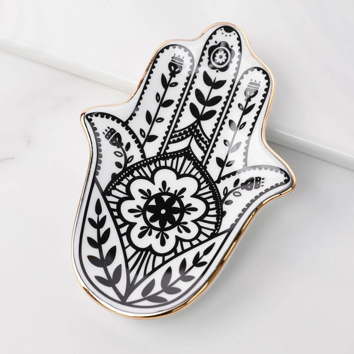 Vacía Bolsillos Mano de Fátima de Cerámica